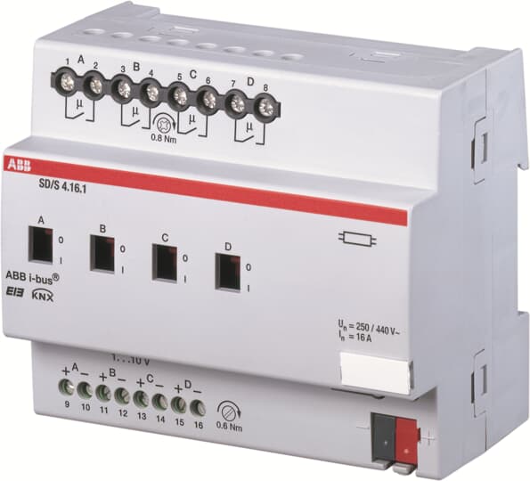 ABB SPA - ABBEC 933 8 SD/S4.16.1 DIMMER/ON-OFF,4CAN,16A(1-10V)