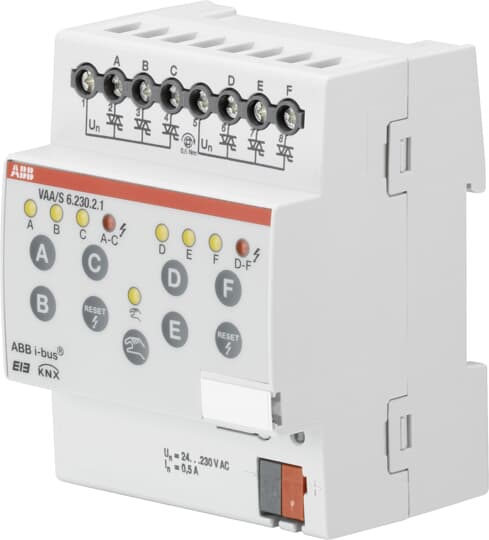 ABB SPA - ABBKNXI0001 VAA/S 6.230.2.1 ATT. ELETT. 230VAC, 6 CAN.