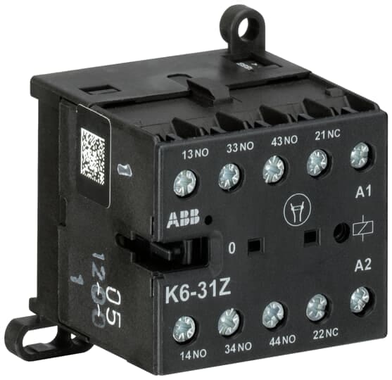ABB SPA ABBEL 076 6 K6-31Z-01 24V 50-60HZ MINICONT. AUSILIAR