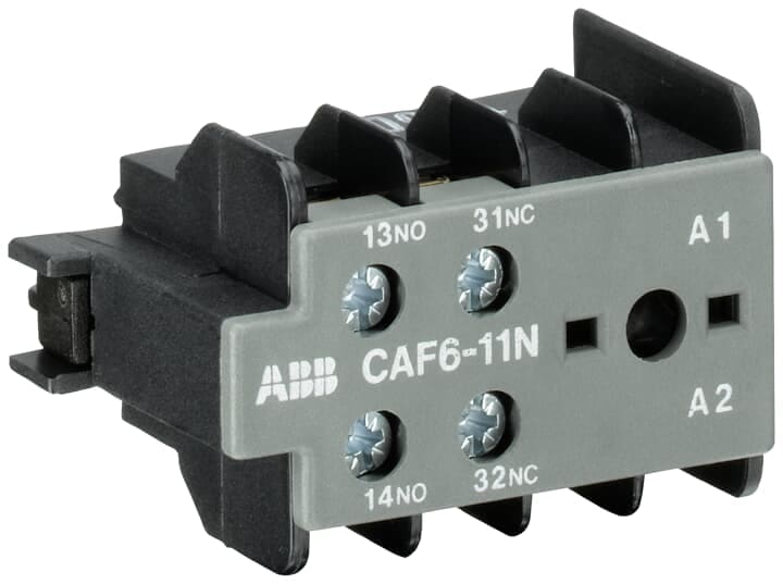 ABB SPA ABBEL 586 4 CAF6-11N CONT.AUS.FRONT. 1NA+1NC X B6/B7