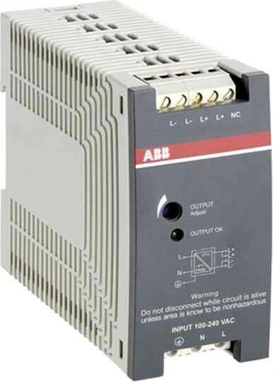 ABB SPA ABBET 698 9 CP-E24/1.25 I:100-240VAC OUT:24VDC/1.25A
