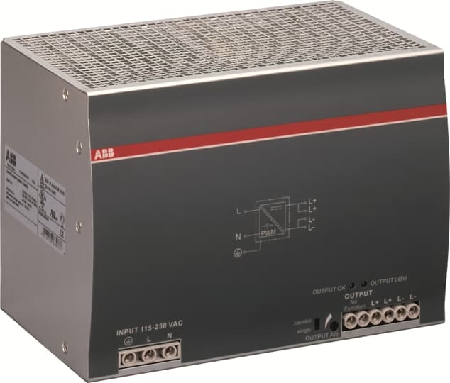 ABB SPA ABBET 705 2 CP-E 48/10.0 IN:115/230VAC OUT:48VDC/10A