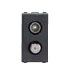 ABB SPA - ABB2CSE1147EL PRESA TV/SAT, PASSANTE, CON. M/F DEMIX