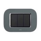 ABB SPA - ABB2CSY0325RSP PLACCA ROUND VELVET GRAFITE 3M