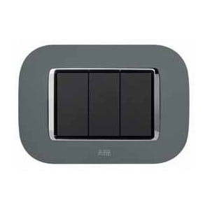 ABB SPA ABB2CSY0325RSP PLACCA ROUND VELVET GRAFITE 3M