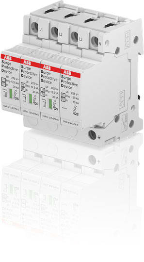 ABB SPA ABBOVR123N12275S OVR T1+2 3N 12.5 275S P 3P+N 12.5KA QS