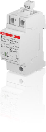 ABB SPA ABBOVR021N40350TS OVR T2 1N 40 350 P TS 1P+N 40KA 350V QS
