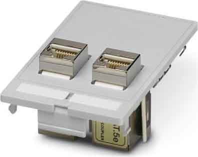 PHOENIX CONTACT PHC1657766 VS-SI-FP-2RJ45-5-MOD-BU/BU PIASTRA DATI