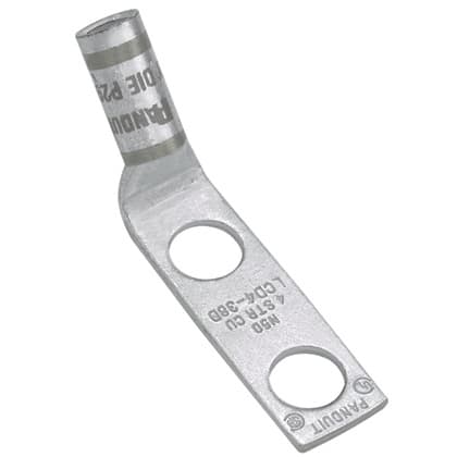 PANDUIT - PANLCD4-14AH-L STDLUG,2-4AWG,2HOL,.63IN SPACE,WDW,PK50