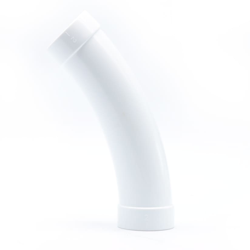 TECNOPLUS SRL - TNP3051.8 CURVA PVC 90GR FF DIAM. 2 LARGA H.H.