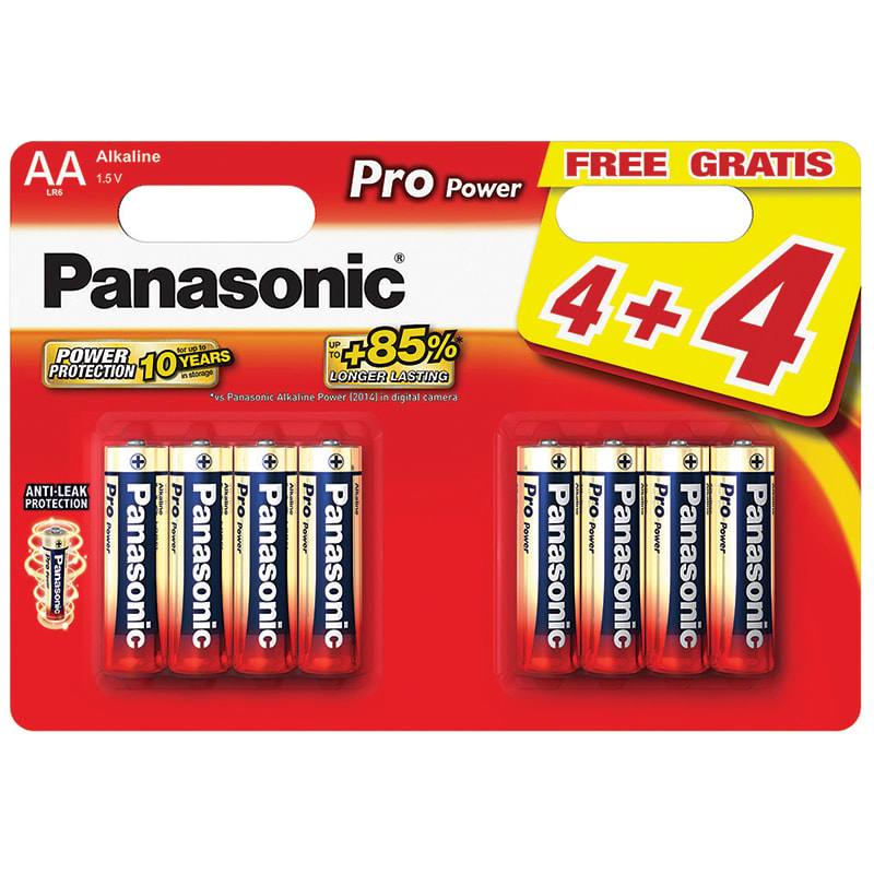 ELCART DISTRIBUTION - ERT303036000 PILA AA PROPOWER PANASONIC BL.4+4