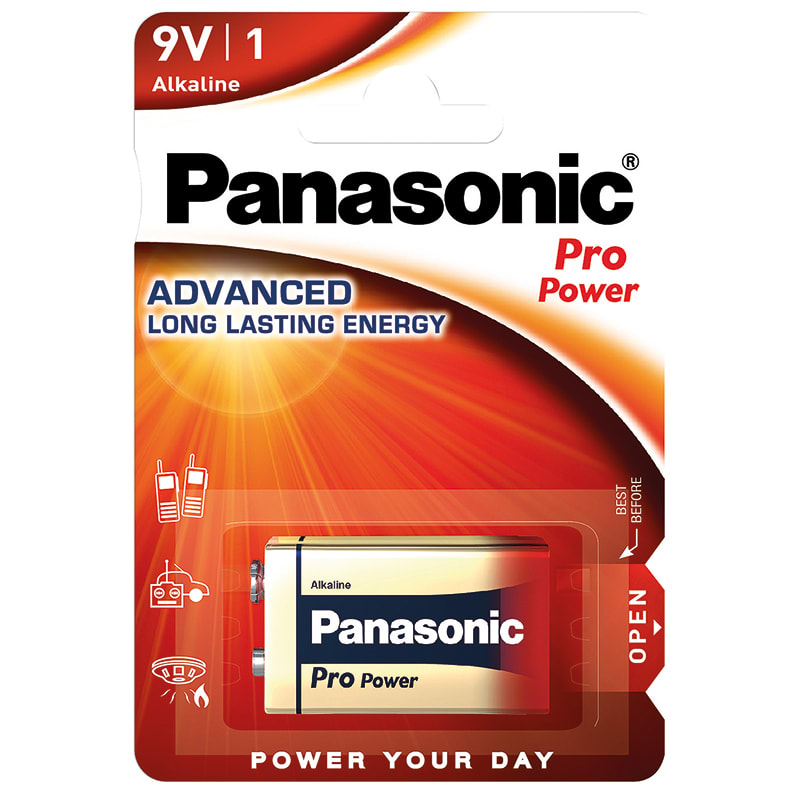 ELCART DISTRIBUTION ERT303042000 PILA 9V PROPOWER PANASONIC BL.1