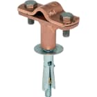 JUPITER SATI - JUP3111161 Supporto per tondo in zamak ramata con tassello in ferro 9x45 mm per tondi diam. 8-10 mm