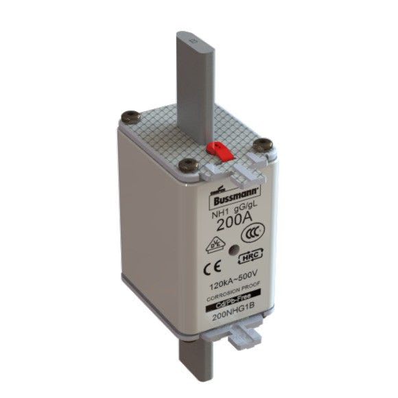 EATON MANIFACTURING - EAO200NHG1B 200NHG1B NH1, GG-GL, 200A, 500VAC, PLACC