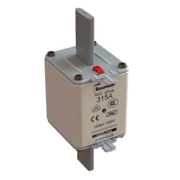 EATON MANIFACTURING - EAO315NHG2B 315NHG2B NH2, GG-GL, 315A, 500VAC, PLACC