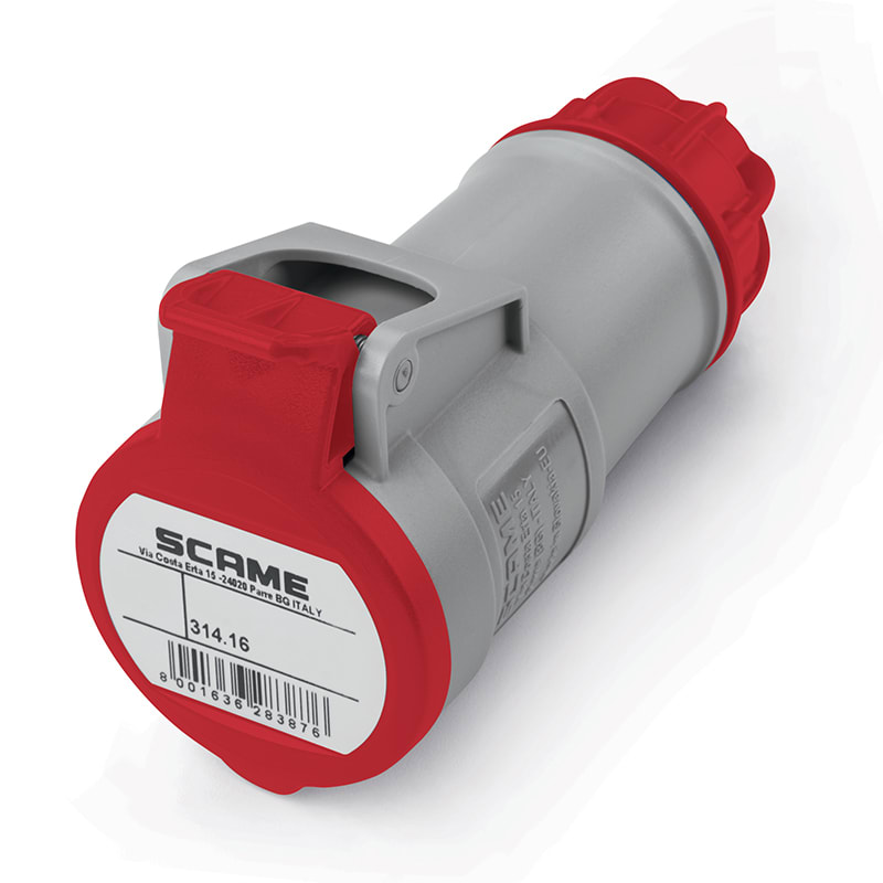 SCAME PARRE S.P.A. - SCA314.1646 PRESA MOBILE 3P+T IP44 16A 6H 380-415V