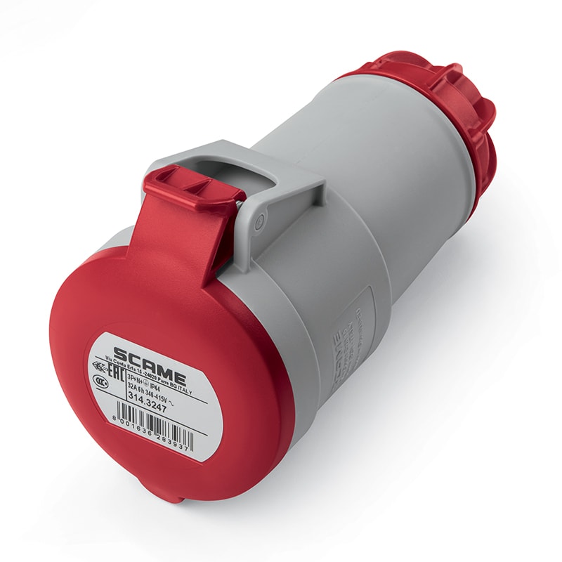 SCAME PARRE S.P.A. - SCA314.3247 PRESA MOBILE 3P+N+T IP44 32A 6H 346-415V