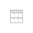 COMELIT GROUP SPA - COE3256/VAI/PW CASELLARIO POSTCOM PW, 6 CAS.POST. VERT,