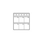 COMELIT GROUP SPA - COE3256/VAI/PW CASELLARIO POSTCOM PW, 6 CAS.POST. VERT,