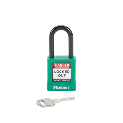 PANDUIT - PANPSL-8GR NON-CONDUCTIVE LOCK,1.50IN SHACKLE,GR,EA