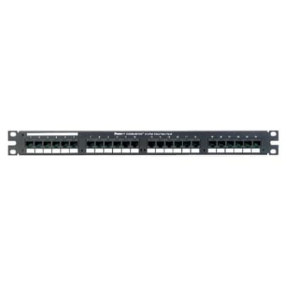 PANDUIT - PANVP25344KBLY PATCH PANEL,FLAT,25PT,CAT3,BL,EA