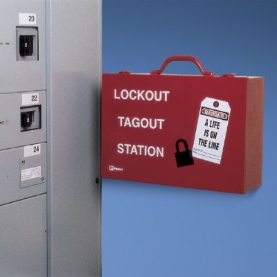 PANDUIT - PANPSL-STATION METAL WALL MOUNT CABINET,EMPTY,RD,EA