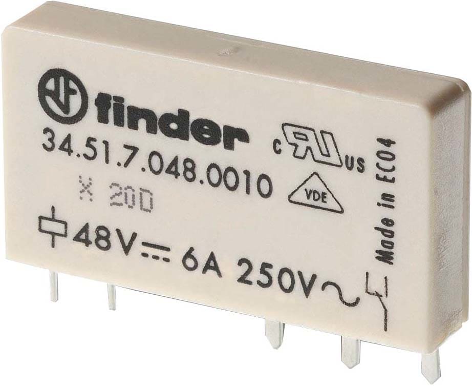 FINDER SPA FIN345170485010 MINI RELE PER C.S. EMR 1CONTATTO 6A