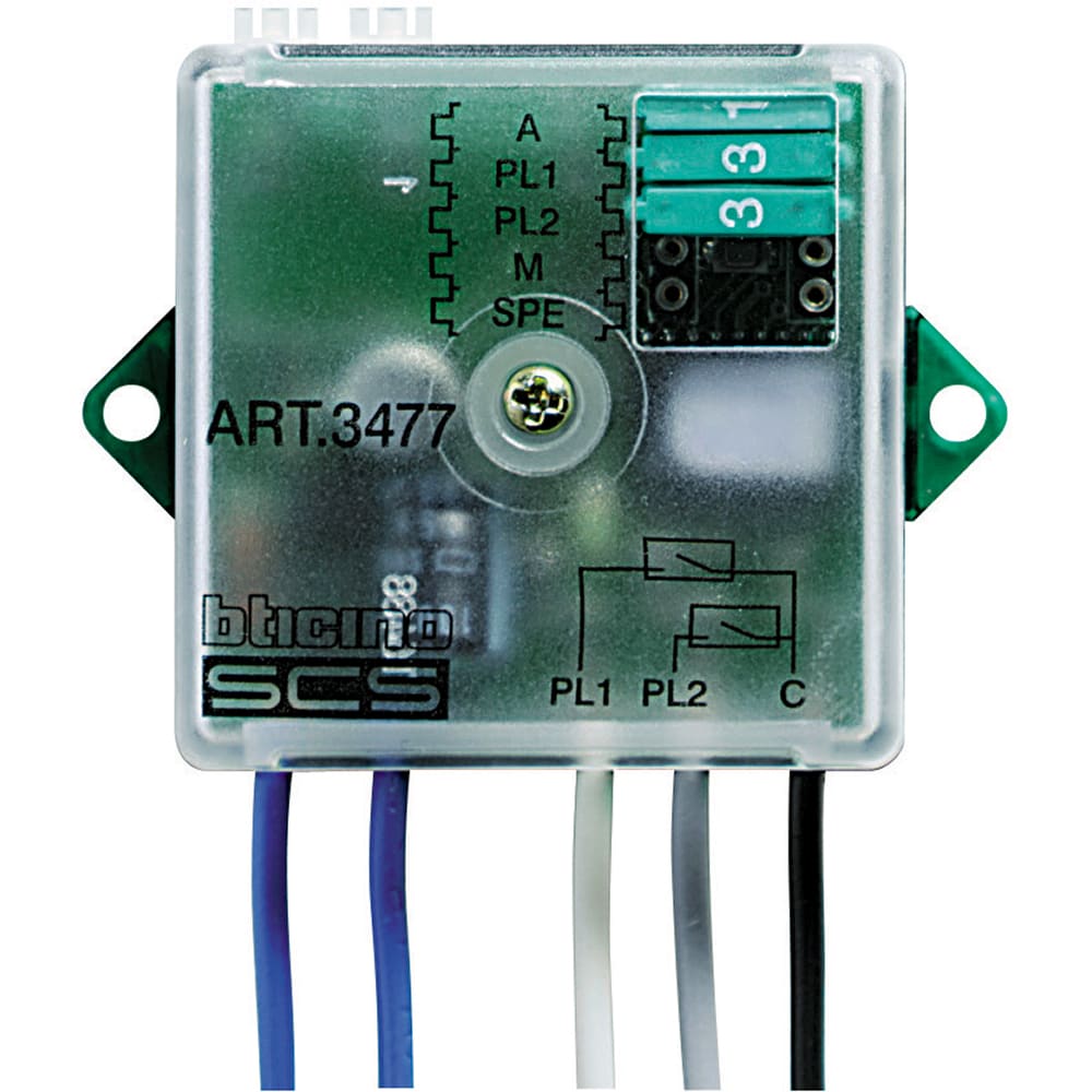 BTICINO BTI3477 Einbau-Tasterschnittstelle mit 2 Eingang