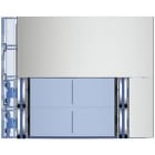 BTICINO - BTI352141 FRONTALE 4 PULSANTI DOPPIA FILA ALLMETAL