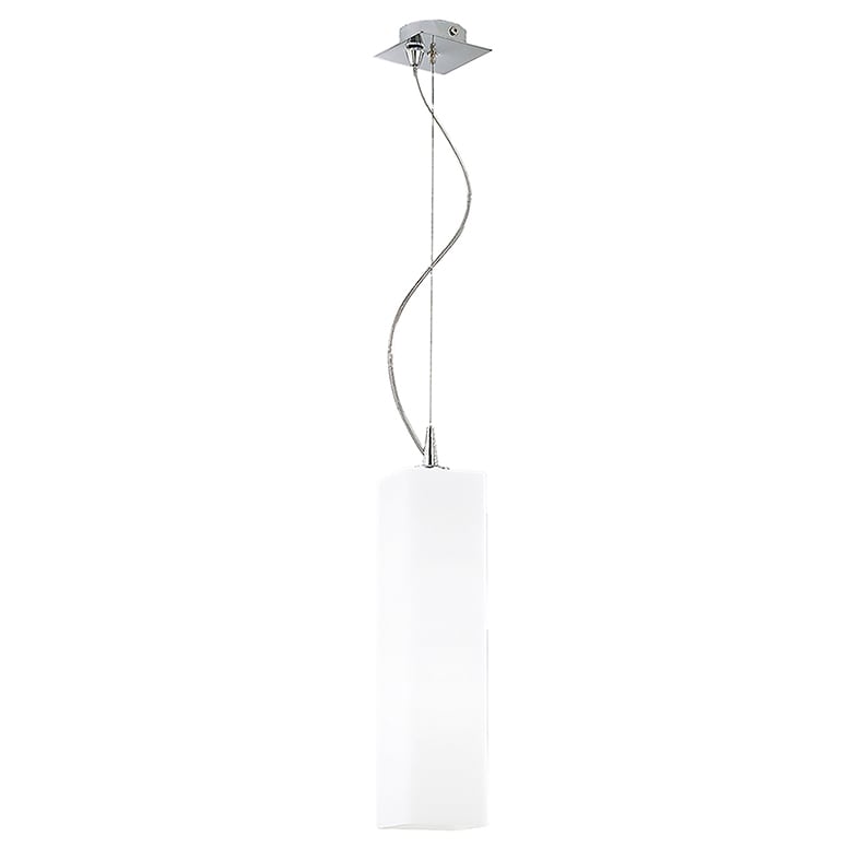 ROSSINI RSS3598-40 SOSPENSIONE CROMO/VETRO BIANCO SATINATO