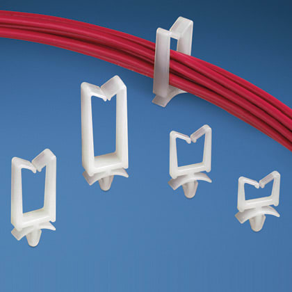 PANDUIT PANVWS3750-C VERTICAL WIRE SADDLE, .37 X .50 (9.398