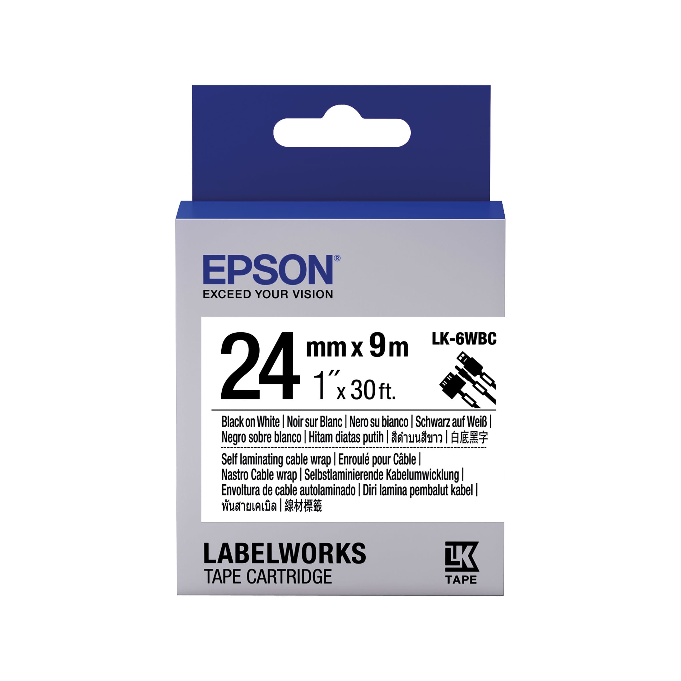 ABC TOOLS SPA - ABCK37295502 NASTRO CABLE WRAP 24 MM X 9 M