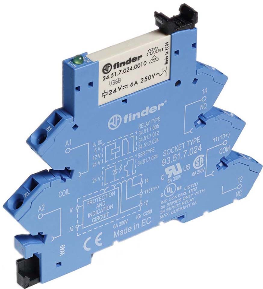 FINDER S.P.A. - FIN386170245050 INTERFACCIA MODULARE EMR 1CO MORS.MOLLA