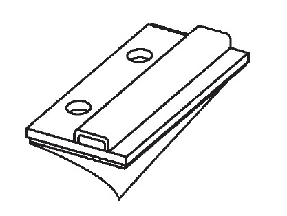 GRAFOPLAST SRL GRA142/30 TARGHETTA ADESIVA DOPPIA CAVA 30 MM 200