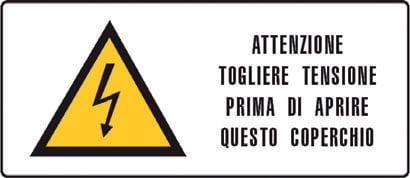 GRAFOPLAST SRL - GRALA13010F1 TARGH.ATT.TOGL.TENS.140X60MM CF.6PZ(1FG)