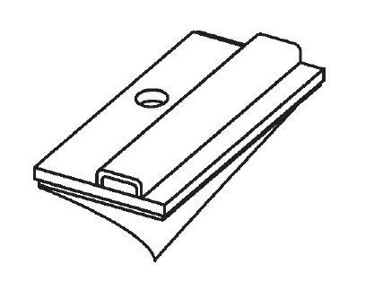 GRAFOPLAST SRL GRA142/15 TARGHETTA ADESIVA DOPPIA CAVA 15 MM 500