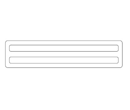 GRAFOPLAST SRL - GRASI2K415430Y STRISCIA ADES. 430X15MM GIALLA PVC 40PZ