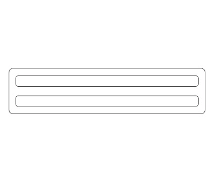 GRAFOPLAST SRL - GRASI2K415430M STRISCIA ADES. 430X15MM METAL PVC 40PZ