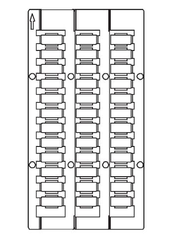 GRAFOPLAST SRL - GRASI2KTM01W/10 TESS. MARCAFILO LUX 10MM BIANCO