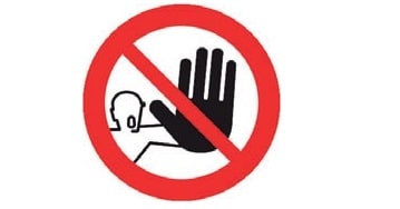 GRAFOPLAST SRL - GRALA36010F1 TARGH.VIETATO L ACCESSO D104MM 4PZ(1F