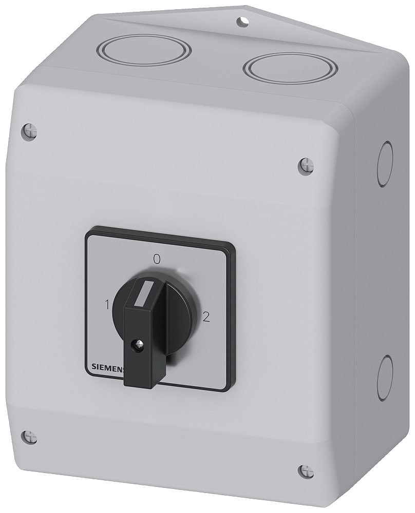 SIEMENS SIE3LD21657UB01 COMMUTATORE 3X25A CASSETTA ISOLANTE