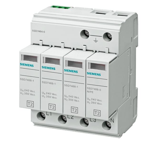 SIEMENS SIE5SD74640 SURGE ARR.C/T2/II 350V TN-S/TT