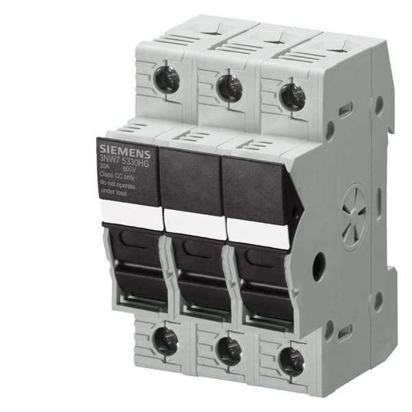 SIEMENS SIE3NW75330HG BASE 3P SEZ.XFUS.10X38 CC 30A 600VCA 3UM