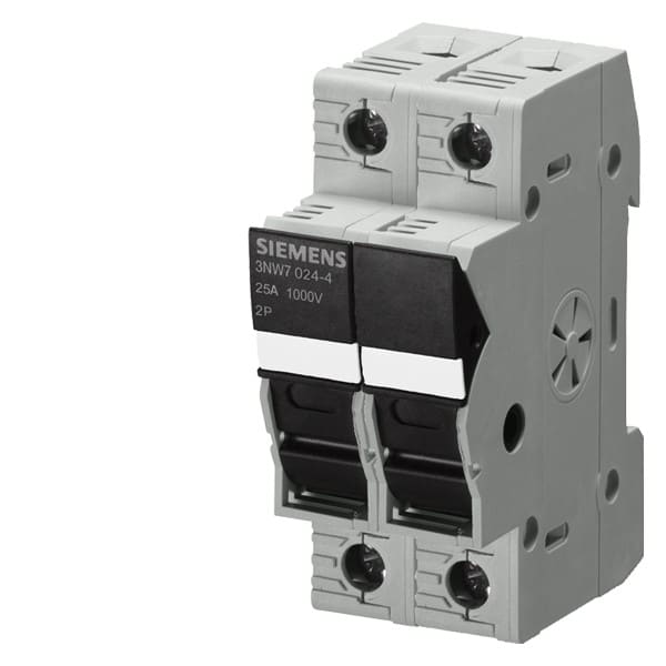 SIEMENS SIE3NW70244 BASE PORTAFUS.FOTOV.2P 1000VCC 25A LED