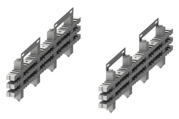 SIEMENS SIE8PQ40000BA60 SUPPORTO SBARRE PRINCIPALI DOPPIO (2PZ)