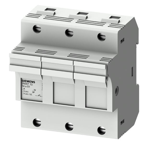 SIEMENS SIE3NW7132 BASE SEZ.X FUS. CIL.14X51 50A 2P SEGN.