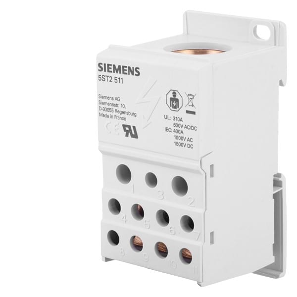 SIEMENS SIE5ST2511 BLOCCO DISTRIB. MOD. 1POLO 400A