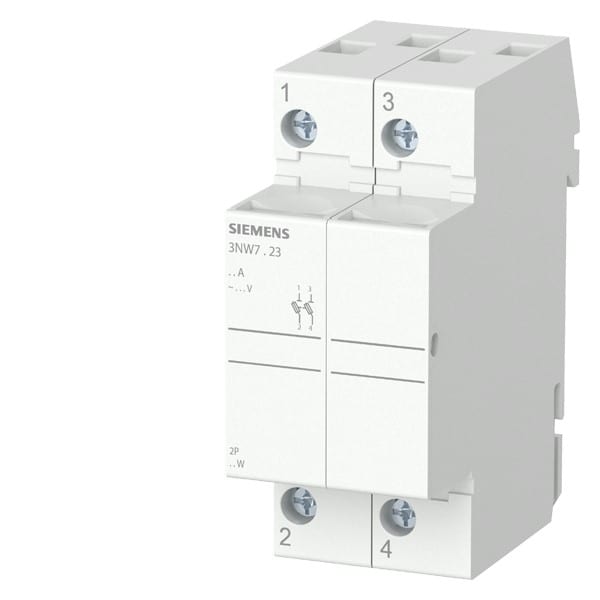SIEMENS SIE3NW7323 BASE SEZ.X FUS. CIL.8,5X31,5 20A 2P 2UM