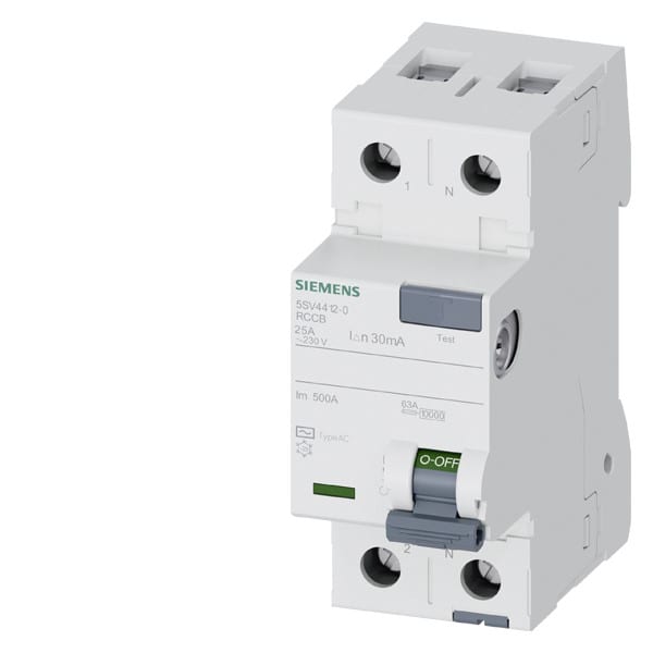 SIEMENS SIE5SV44120 DIFF. 2P 25A 0,1A TIPO AC