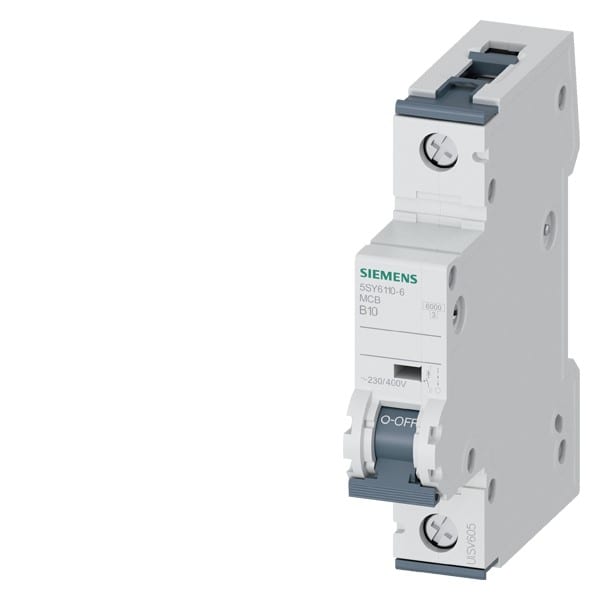 SIEMENS SIE5SY61106 INT MT 1P B10 ICN 6KA ICU 15KA